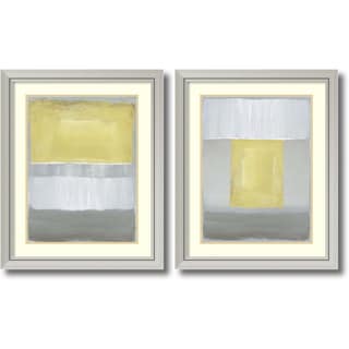 (^ ^)// Caroline Gold 'Half Light- set of 2' Framed Art Print 27 x 33-inch Each