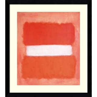 See Reviews Mark Rothko 'White Center, 1957' Framed Art Print 33 x 37-inch