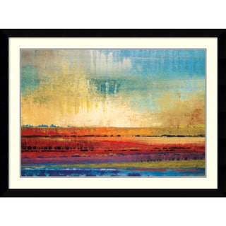(>_<)  Selina Rodriguez 'Horizons I' Framed Art Print 43 x 32-inch