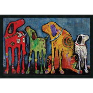 Hot Deal Jenny Foster 'Best Friends' Framed Art Print 38 x 26-inch