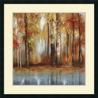Low Price Allison Pearce 'Indian Summer I' Framed Art Print 32 x 32-inch