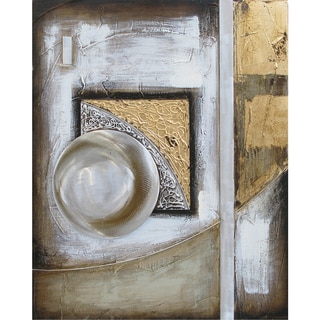 Hot Deal Yosemite Home Decor 'Orb Illusion' Cotton Canvas