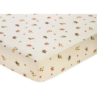 Sweet Jojo Designs Mini Turtle Fitted Crib Sheet-Image