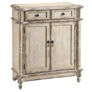 Low Price Heidi Distressed Creamy Vintage Accent Chest