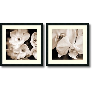 Sale Price Jennifer Broussard 'Timeless Love- set of 2' Framed Art Print 25 x 25-inch Each