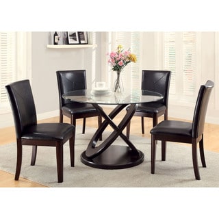 Great Prices Furniture of America Escalie 5-Piece Round Dining Set