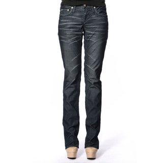 Stitch's Women's Blue Straight-leg Denim Trousers-Image