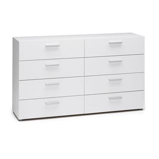 Austin Space-saving Foiled Surface 8-drawer Double Dresser