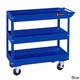 Excel 29-inch 3-tray Rolling Metal Tool Cart