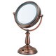 Ovente Dual Sided LED Lighted Round Mirror