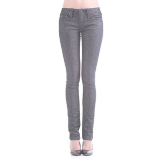 Stitch's Women's Slim Fit Dark Blue Jeans-Image