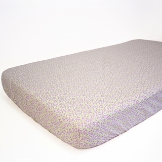 Nurture Imagination Lilac Berry Fitted Sheet-Image