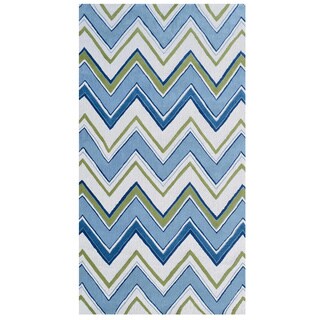 Nurture Imagination Boys' Blue Geo Fitted Sheet-Image