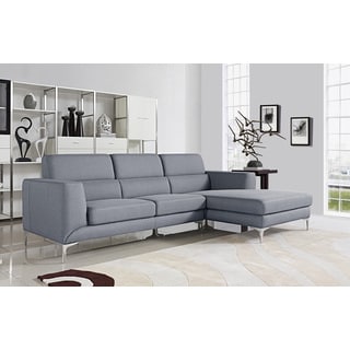 Buy Cheap Xena Light Grey Modern Sectional Sofa Set