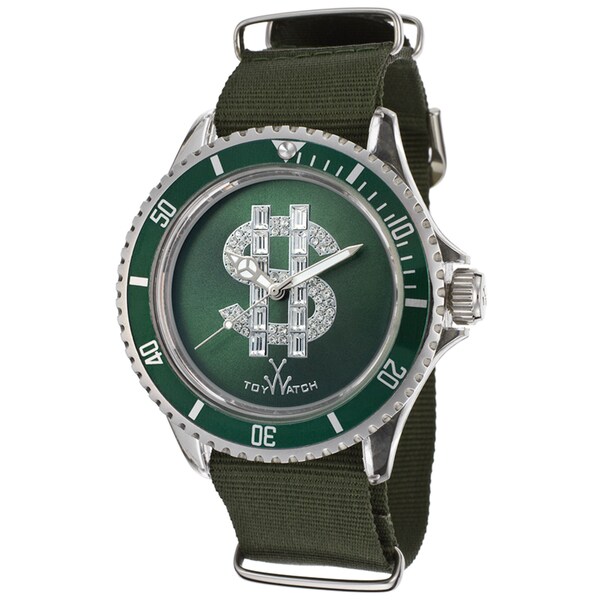 ToyWatch Men's D14GR Green Polycarbonate and Canvas Watch