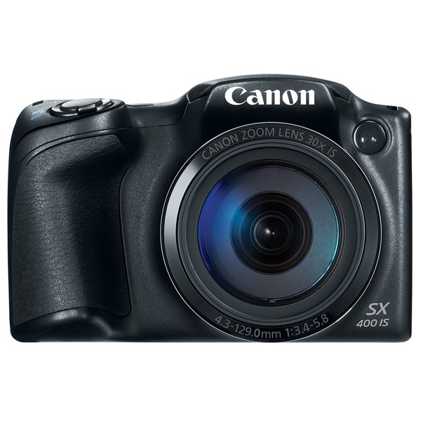 Canon SX400 IS 16MP Black Digital Camera