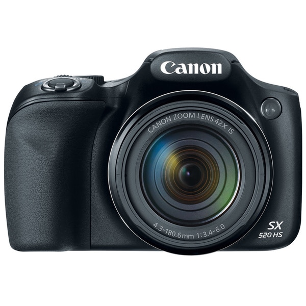 Canon SX520 HS 16MP Black Digital Camera