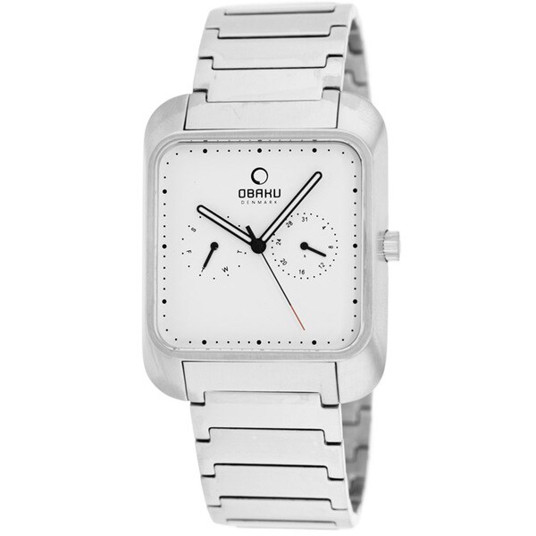 Obaku Men's V145UCISC Harmony Silvertone Stainless Steel Watch
