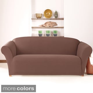 Sure Fit Stretch Cavalry Sofa Slipcover-Image