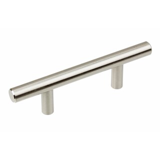 GlideRite 5-inch Solid Stainless Steel Finish 2.5 inch CC Cabinet Bar Pulls (Pack of 10)
