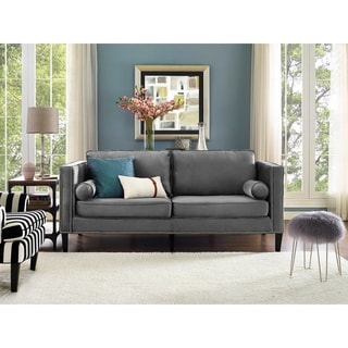For sale Cooper Grey Velvet Sofa