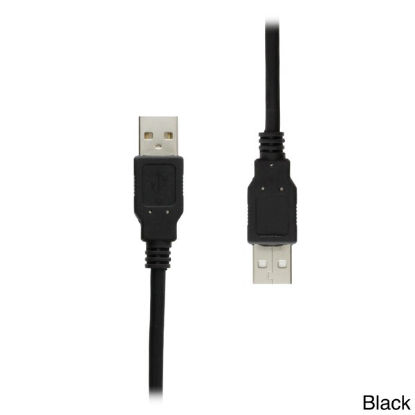 GearIT Hi-Speed USB 2.0 Cable Type A Male to Type A Male (Pack of 2)