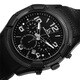 Joshua & Sons Men's Chronograph Genuine Leather Strap Watch