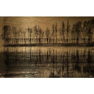 Best Shopping Parvez Taj 'Sunset Lake' Fine Art Print