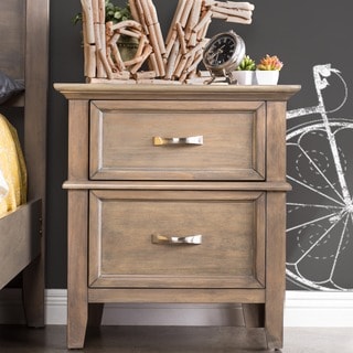 Now Sale Furniture of America Shoreline Weathered Oak 2-Drawer Nightstand