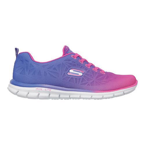 Women's Skechers Glider Zealous Sneaker Royal/Hot Pink