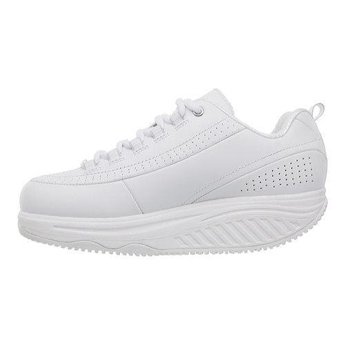 Women's Skechers Work Shape-ups Elon SR Lace Up White