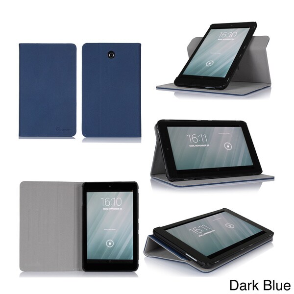 GearIT 360 Spinner Folio Rotating Case Cover for Dell Venue 8 Android Tablet