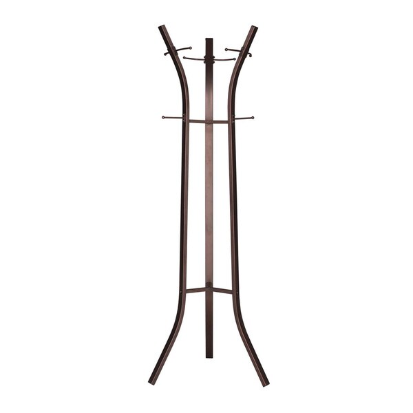 Metal Bronze Finish Coat Rack