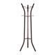 Metal Bronze Finish Coat Rack