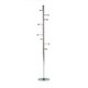 Contemporary Metal Chrome Coat Stand