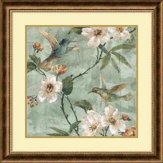 Great Prices Renee Campbell 'Birds of a Feather II' Framed Art Print 29 x 29-inch