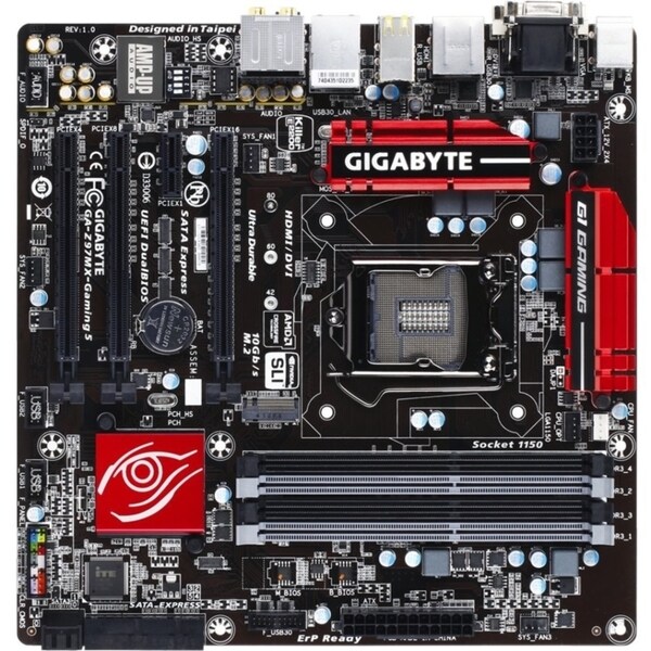 G1 Ultra Durable GA-Z97MX-Gaming 5 Desktop Motherboard - Intel Z97 Ex