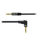 GearIT Black Right Angle Aux Audio 3.5mm Stereo Cable 