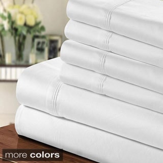 Great Prices 1000 Thread Count Egyptian Cotton-blend 6-piece Sheet Set