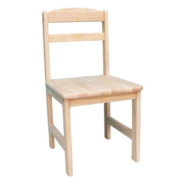 Unfinished Parawood Juvenile Chair (Set of 2)