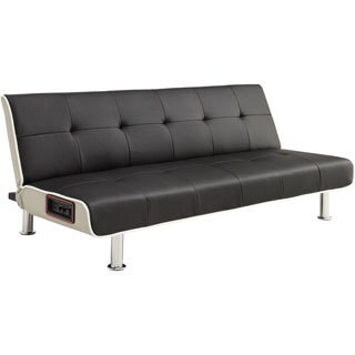 Hot Deal DHP 'Rocker' Leatherette Bluetooth Stereo Futon
