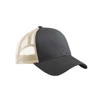 Eco Organic Cotton Recycled Polyester 6-panel Mesh Trucker Cap-Image