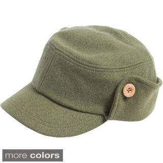 Alternative Unisex Wool Button-up Fidel Cap-Image