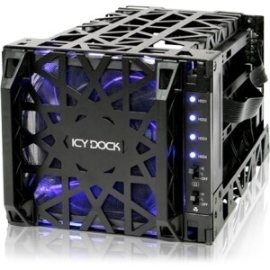 Icy Dock Black Vortex MB074SP-1B Drive Enclosure Internal - Black