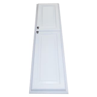 Online Specials  54-inch Recessed White Plantation Pantry Storage Cabinet