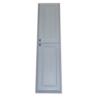 Best Shopping 60-inch Recessed White Plantation Pantry Storage Cabinet