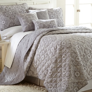 For sale Grey Geometric 6-piece Quilt Set