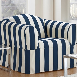 Cabana One-piece Relaxed Fit Wrap Chair Slipcover-Image