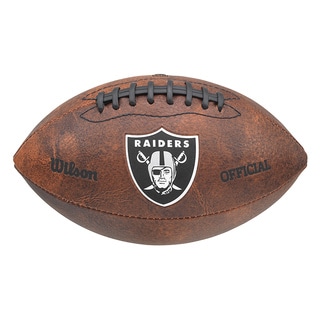 Wilson NFL Oakland Raiders 9-inch Composite Leather Football-Image