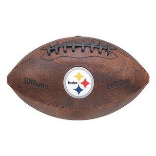 Wilson NFL Pittsburgh Steelers 9-inch Composite Leather Football-Image